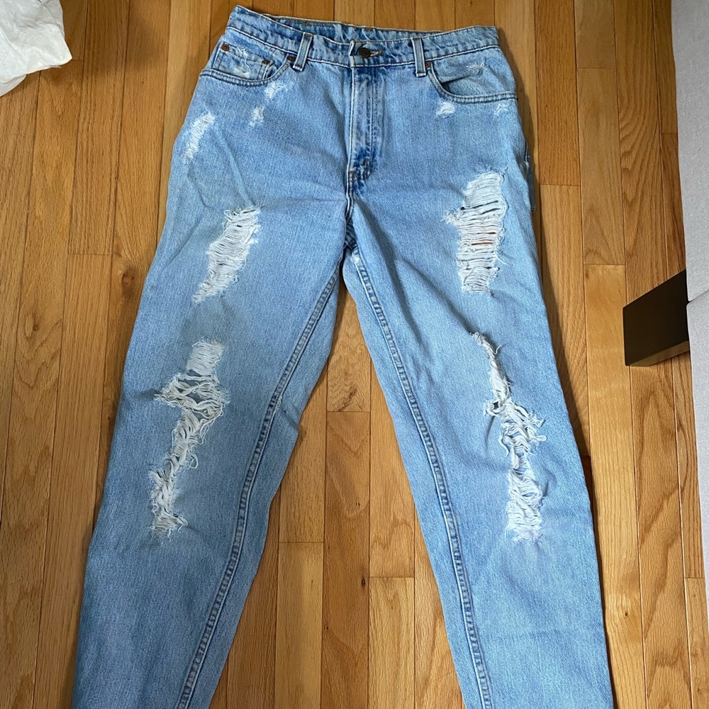 Vintage Distressed Levi Jeans